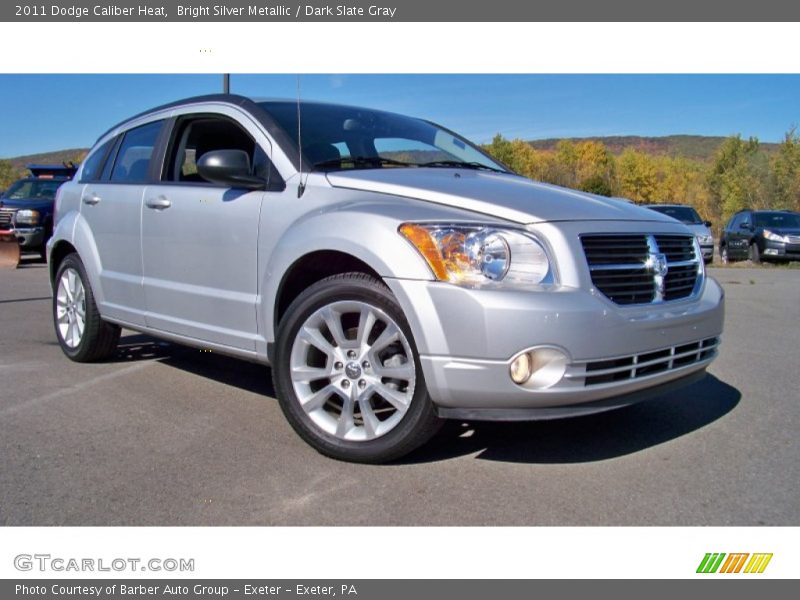 Bright Silver Metallic / Dark Slate Gray 2011 Dodge Caliber Heat