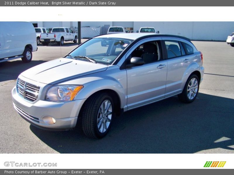 Bright Silver Metallic / Dark Slate Gray 2011 Dodge Caliber Heat