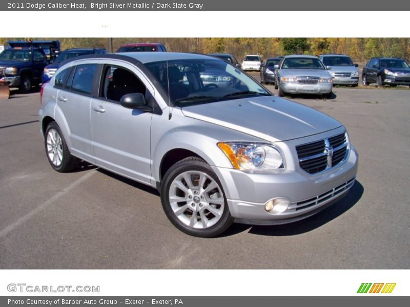 Bright Silver Metallic / Dark Slate Gray 2011 Dodge Caliber Heat