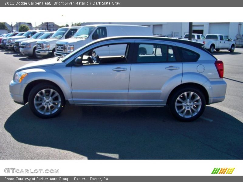 Bright Silver Metallic / Dark Slate Gray 2011 Dodge Caliber Heat