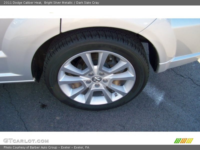 Bright Silver Metallic / Dark Slate Gray 2011 Dodge Caliber Heat