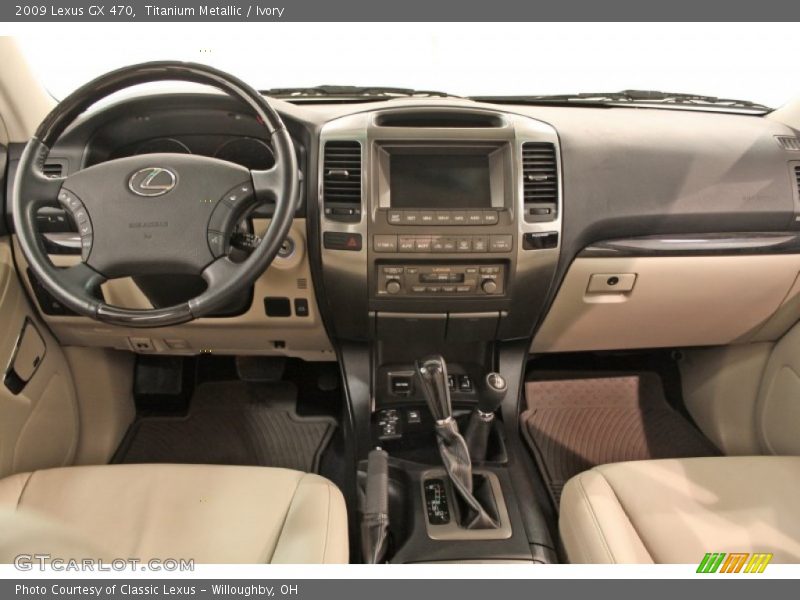 Titanium Metallic / Ivory 2009 Lexus GX 470