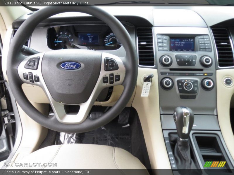 Dashboard of 2013 Taurus SE