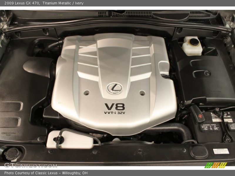 Titanium Metallic / Ivory 2009 Lexus GX 470