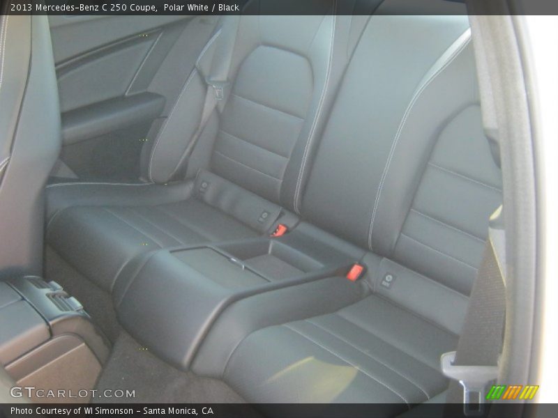 Polar White / Black 2013 Mercedes-Benz C 250 Coupe