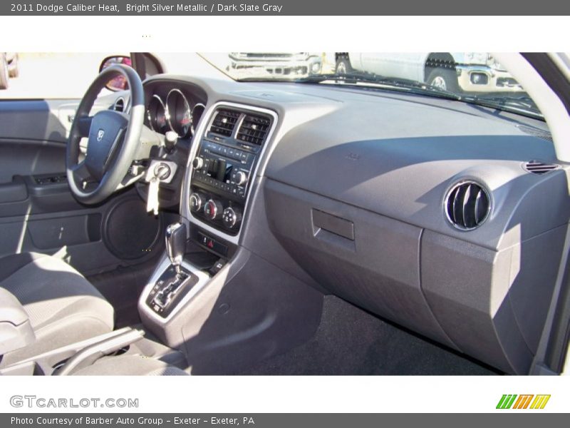 Bright Silver Metallic / Dark Slate Gray 2011 Dodge Caliber Heat