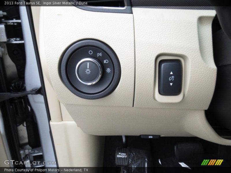 Controls of 2013 Taurus SE