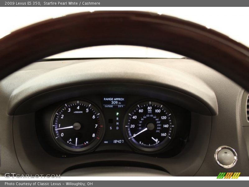 Starfire Pearl White / Cashmere 2009 Lexus ES 350