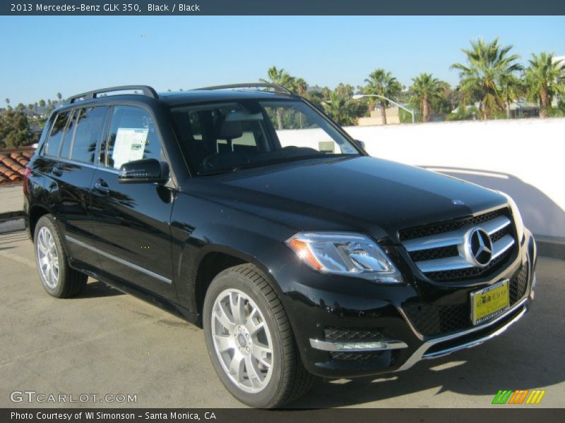Black / Black 2013 Mercedes-Benz GLK 350