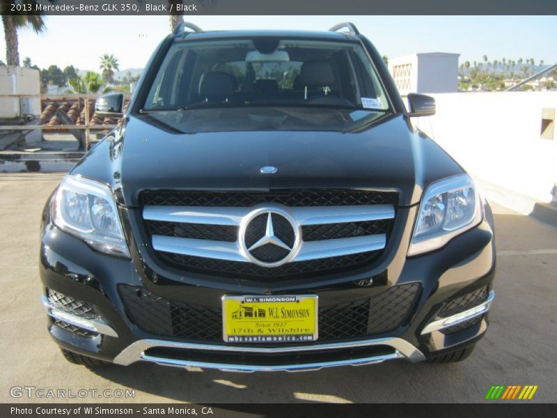 Black / Black 2013 Mercedes-Benz GLK 350
