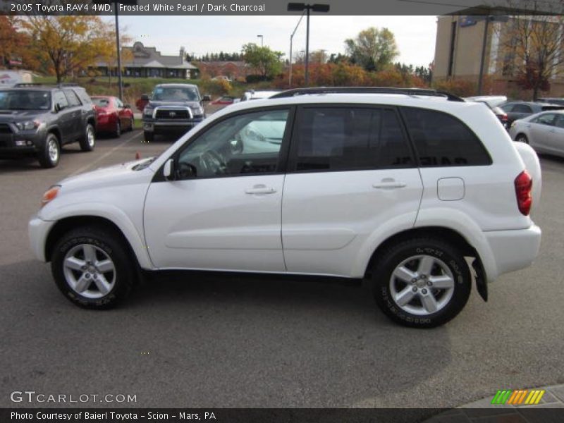 Frosted White Pearl / Dark Charcoal 2005 Toyota RAV4 4WD