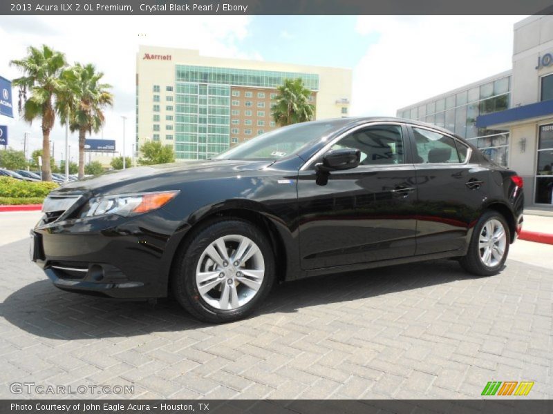 Crystal Black Pearl / Ebony 2013 Acura ILX 2.0L Premium
