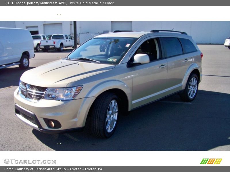 White Gold Metallic / Black 2011 Dodge Journey Mainstreet AWD