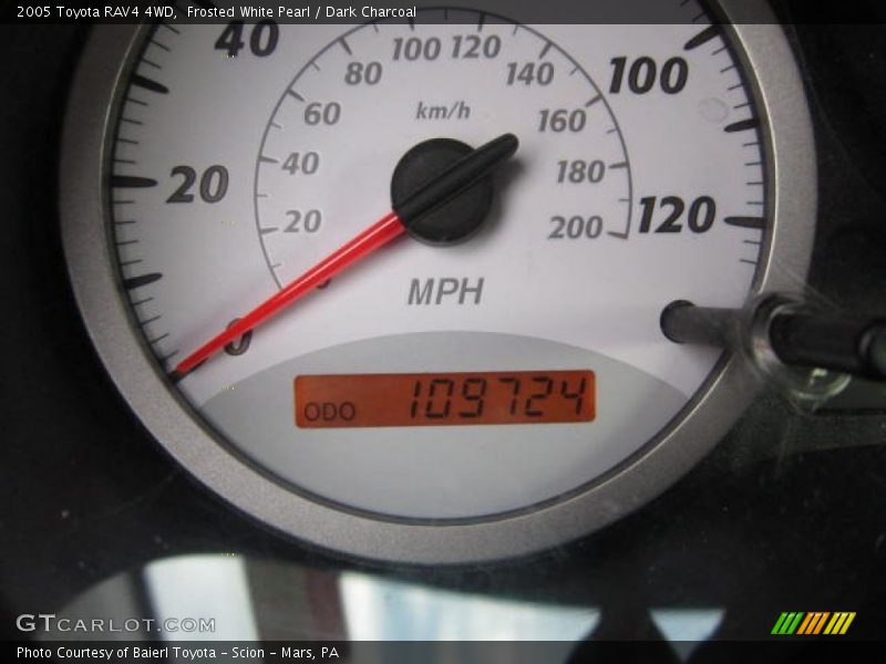 Frosted White Pearl / Dark Charcoal 2005 Toyota RAV4 4WD