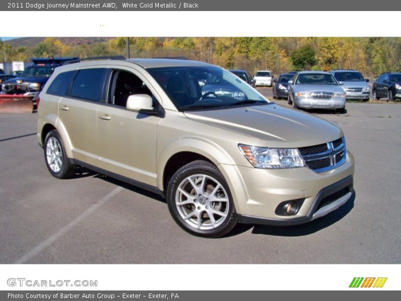 White Gold Metallic / Black 2011 Dodge Journey Mainstreet AWD