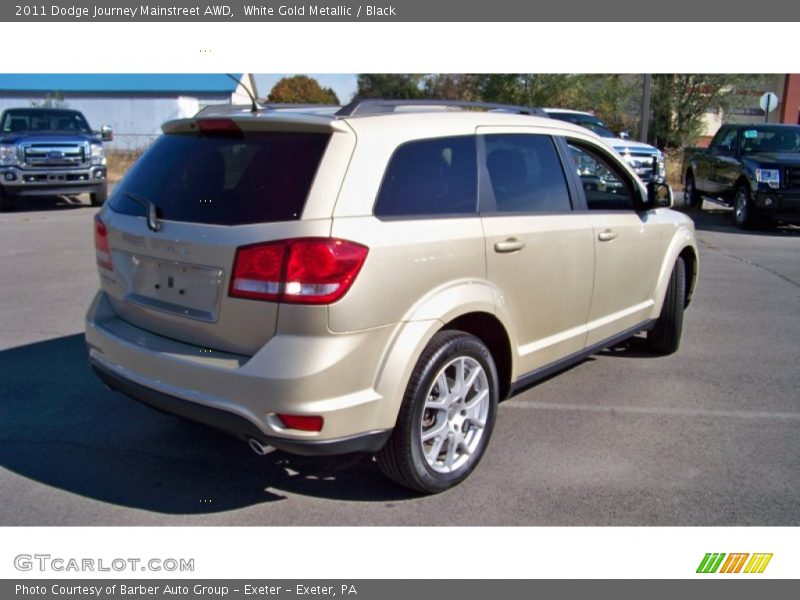 White Gold Metallic / Black 2011 Dodge Journey Mainstreet AWD