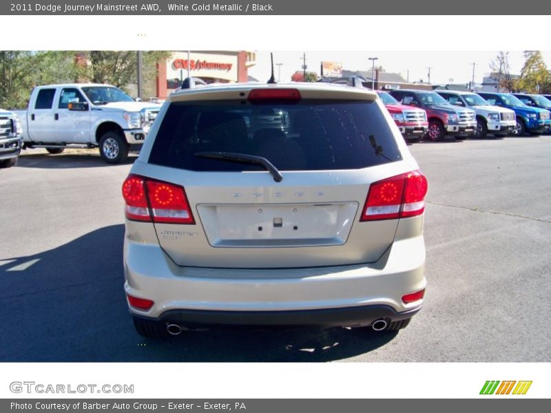 White Gold Metallic / Black 2011 Dodge Journey Mainstreet AWD