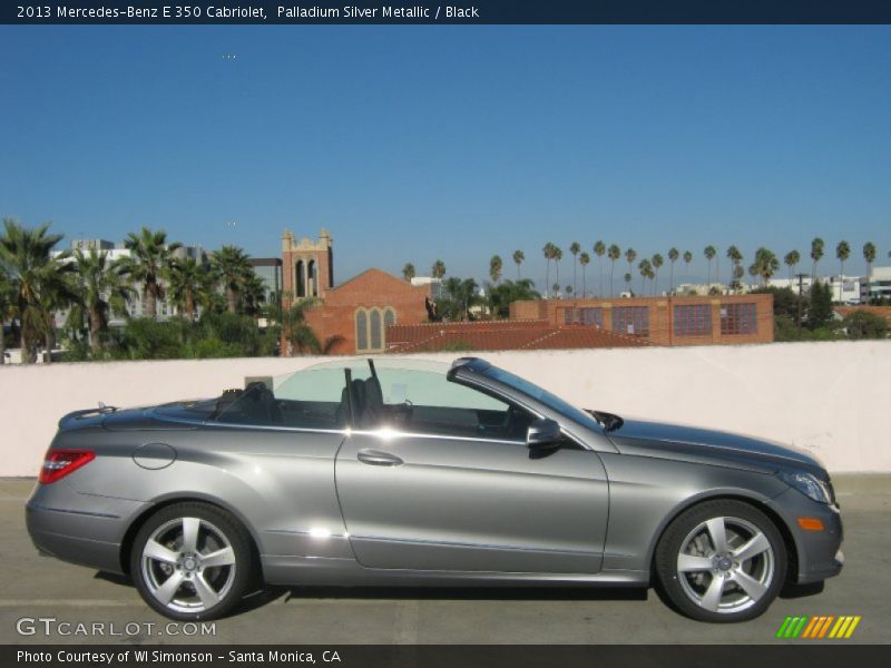 Palladium Silver Metallic / Black 2013 Mercedes-Benz E 350 Cabriolet