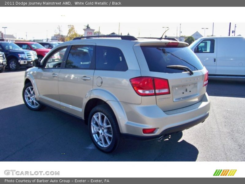 White Gold Metallic / Black 2011 Dodge Journey Mainstreet AWD