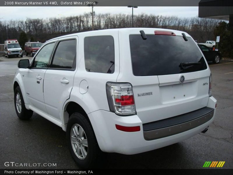 Oxford White / Stone 2008 Mercury Mariner V6 4WD