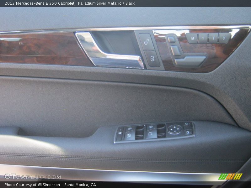 Palladium Silver Metallic / Black 2013 Mercedes-Benz E 350 Cabriolet