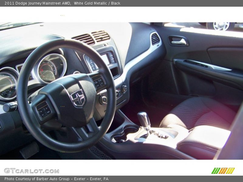 White Gold Metallic / Black 2011 Dodge Journey Mainstreet AWD