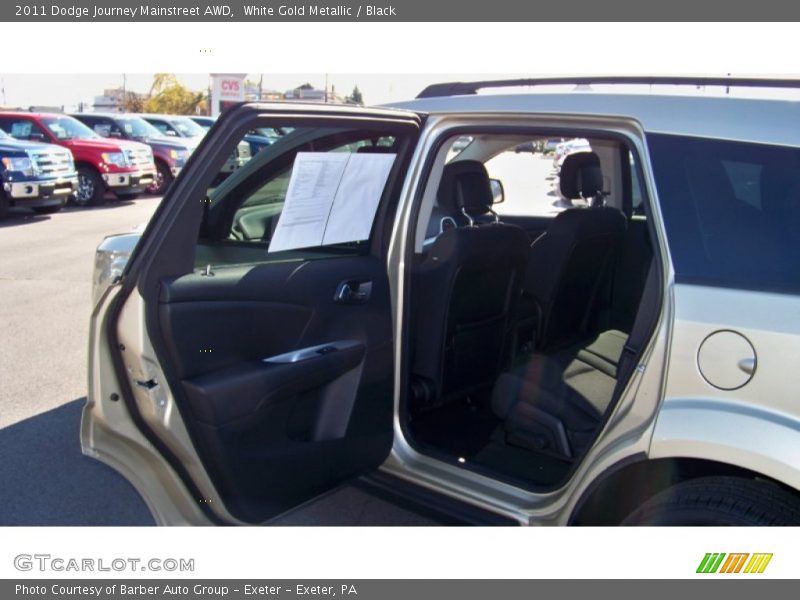 White Gold Metallic / Black 2011 Dodge Journey Mainstreet AWD