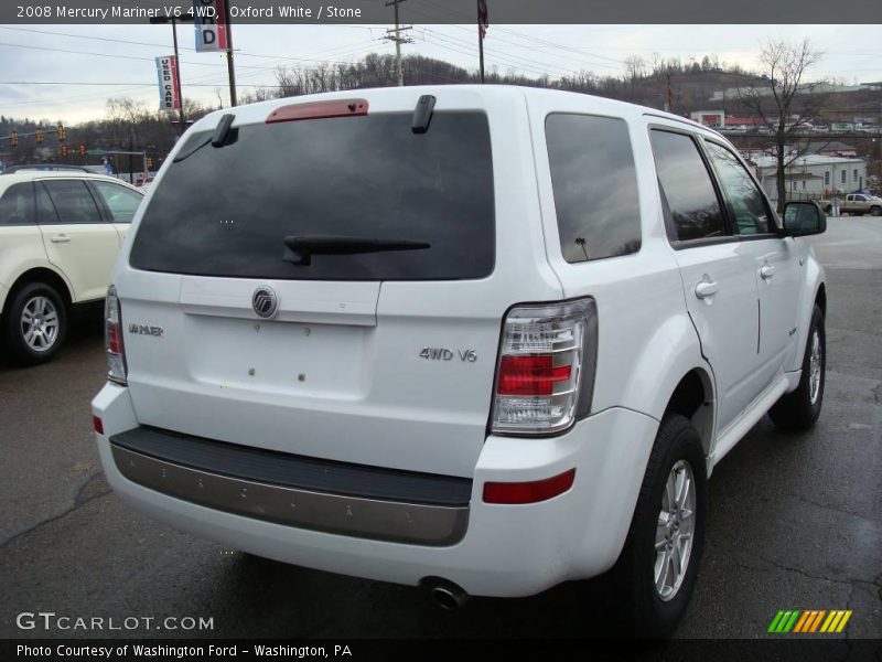 Oxford White / Stone 2008 Mercury Mariner V6 4WD