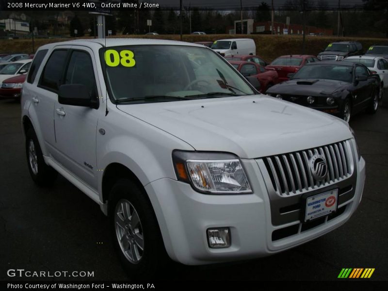 Oxford White / Stone 2008 Mercury Mariner V6 4WD