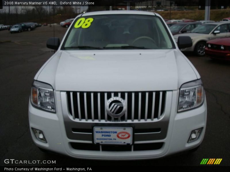 Oxford White / Stone 2008 Mercury Mariner V6 4WD