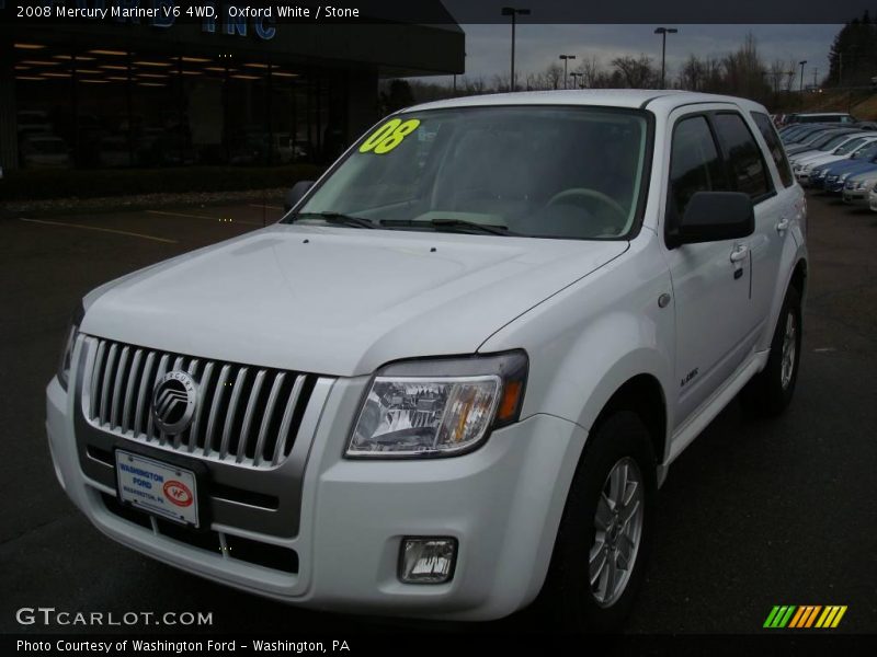 Oxford White / Stone 2008 Mercury Mariner V6 4WD