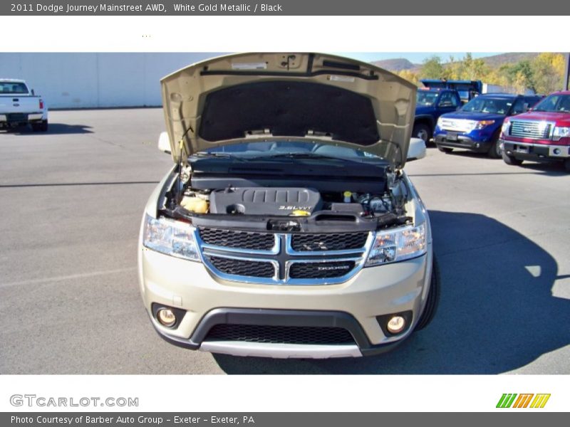White Gold Metallic / Black 2011 Dodge Journey Mainstreet AWD
