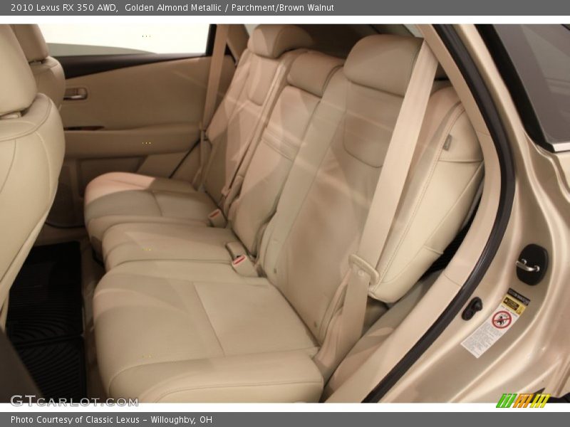Golden Almond Metallic / Parchment/Brown Walnut 2010 Lexus RX 350 AWD