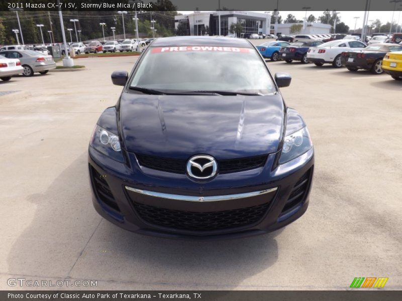 Stormy Blue Mica / Black 2011 Mazda CX-7 i SV