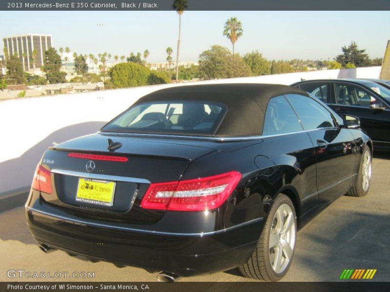 Black / Black 2013 Mercedes-Benz E 350 Cabriolet