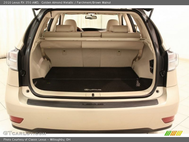Golden Almond Metallic / Parchment/Brown Walnut 2010 Lexus RX 350 AWD