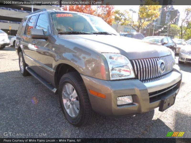 Mineral Grey Metallic / Camel 2006 Mercury Mountaineer Luxury AWD