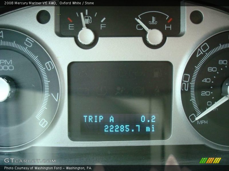 Oxford White / Stone 2008 Mercury Mariner V6 4WD