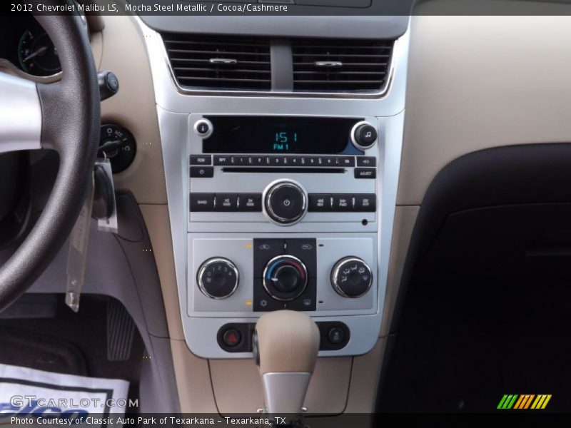 Mocha Steel Metallic / Cocoa/Cashmere 2012 Chevrolet Malibu LS