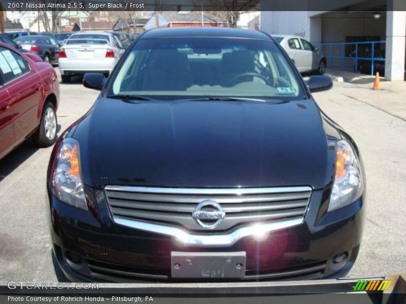 Super Black / Frost 2007 Nissan Altima 2.5 S