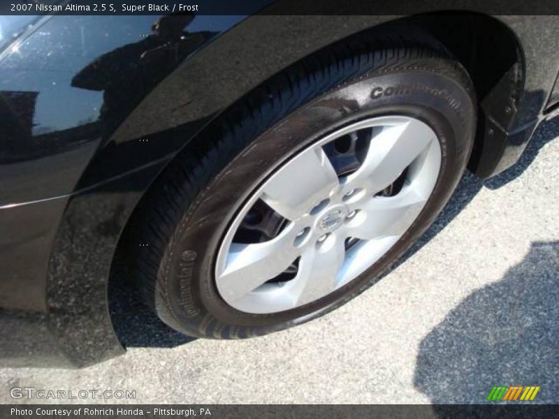 Super Black / Frost 2007 Nissan Altima 2.5 S