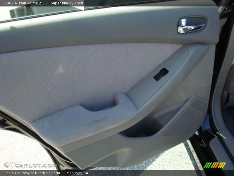 Super Black / Frost 2007 Nissan Altima 2.5 S