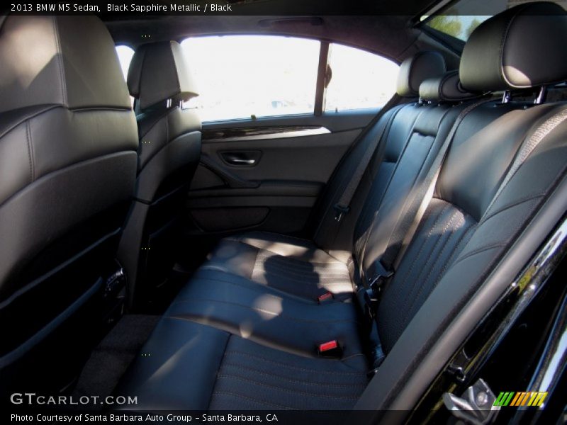 Rear Seat of 2013 M5 Sedan
