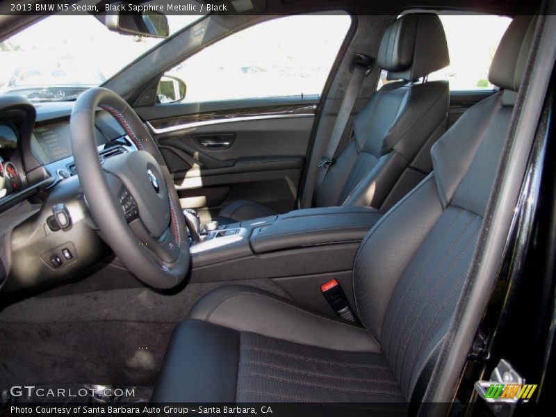 Front Seat of 2013 M5 Sedan