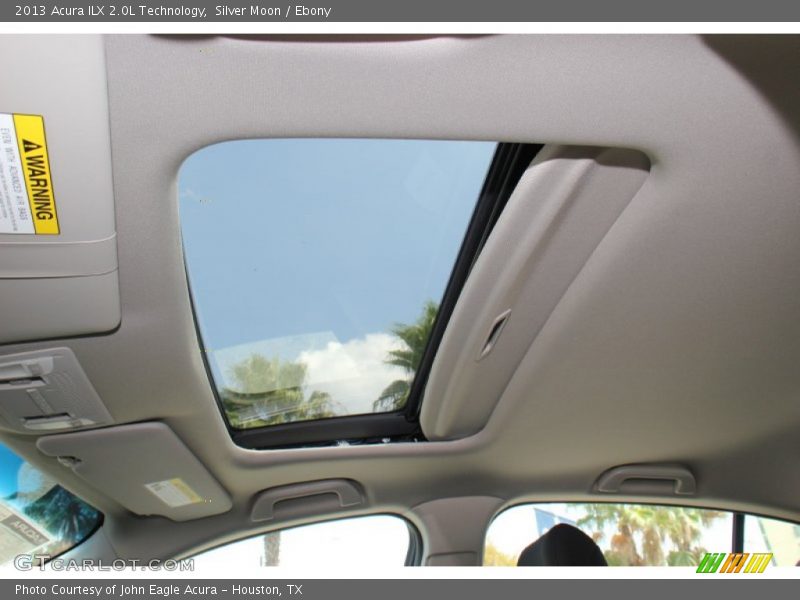 Silver Moon / Ebony 2013 Acura ILX 2.0L Technology