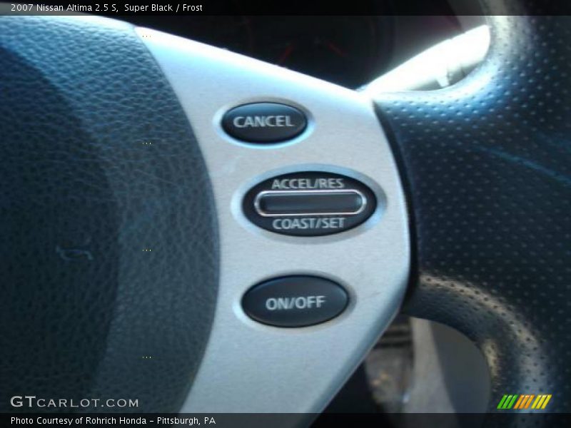 Super Black / Frost 2007 Nissan Altima 2.5 S