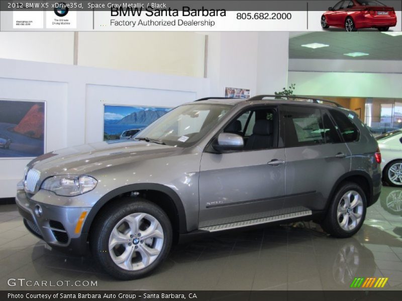 Space Gray Metallic / Black 2012 BMW X5 xDrive35d