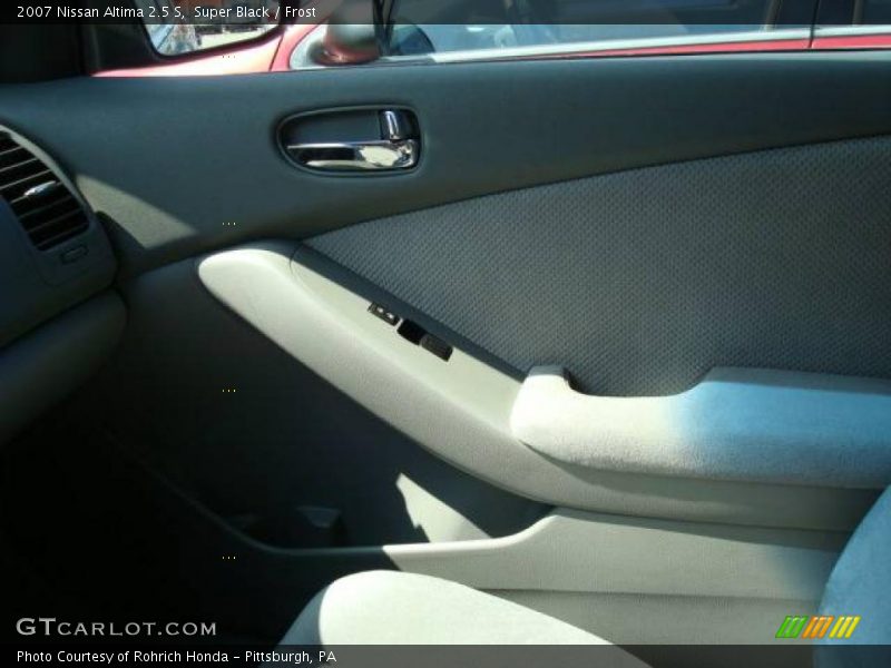 Super Black / Frost 2007 Nissan Altima 2.5 S