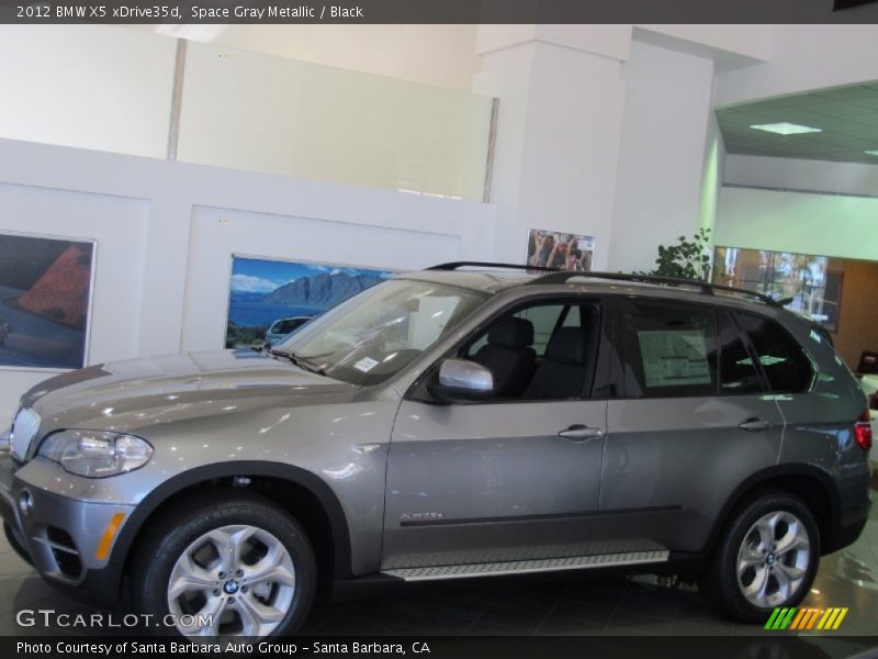 Space Gray Metallic / Black 2012 BMW X5 xDrive35d