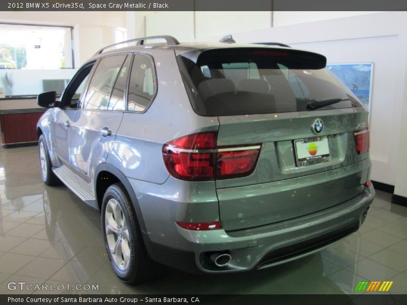 Space Gray Metallic / Black 2012 BMW X5 xDrive35d